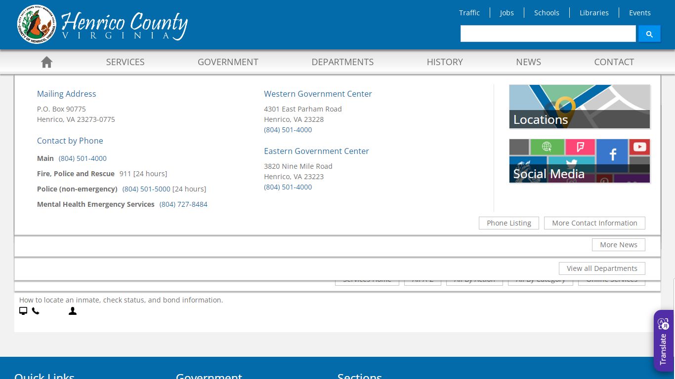 Find Inmate Archives - Henrico County, Virginia